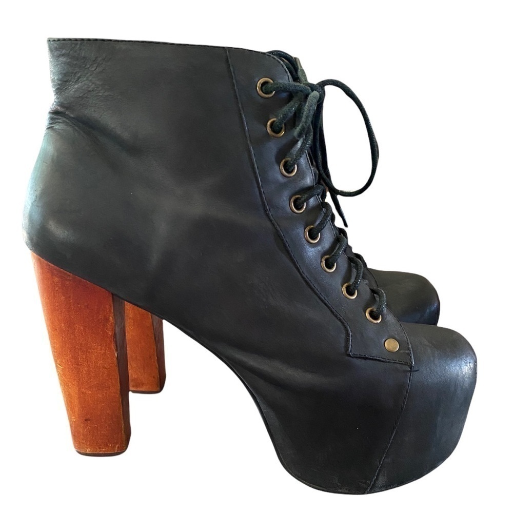 Jeffrey Campbell Womens Lita Distressed Pump SZ 8.5